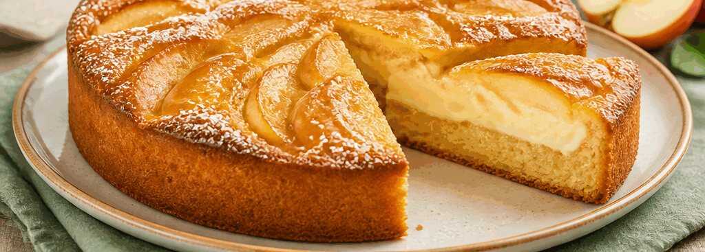 Apfelkuchen mit Vanillecreme – Ein Rezept zum Verlieben
