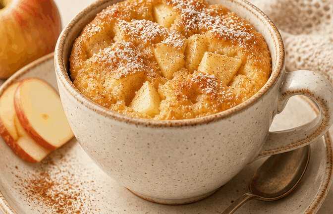 Köstlicher Apfel-Tassenkuchen: Einfaches Rezept zum Nachbacken!
