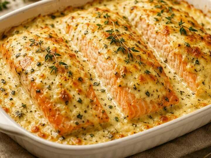 Köstlicher Baked Boursin Lachs in nur 30 Minuten – Gourmet-Genuss garantiert!
