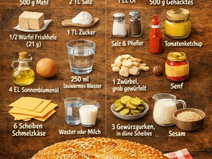 Köstlicher Cheeseburger-Kuchen: Das Rezept, das du ausprobieren musst!