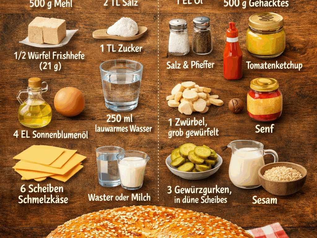 Cheeseburger-Kuchen