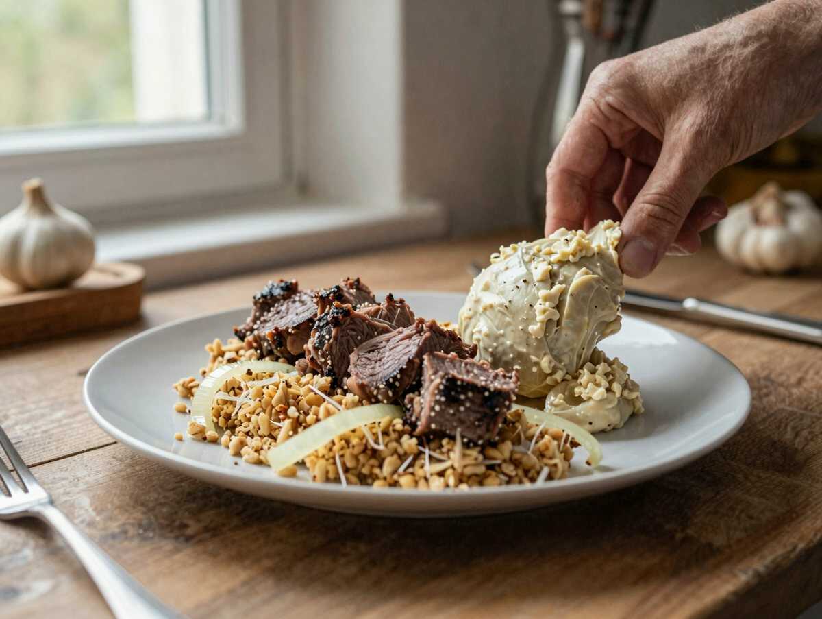 Köstlicher Hackbraten: Dein neues Lieblingsgericht für gemütliche Abende! – während der Zubereitung