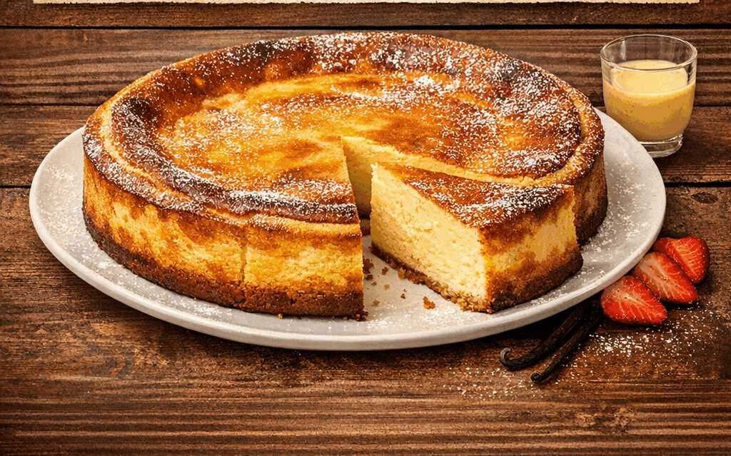 Käsekuchen ohne Boden