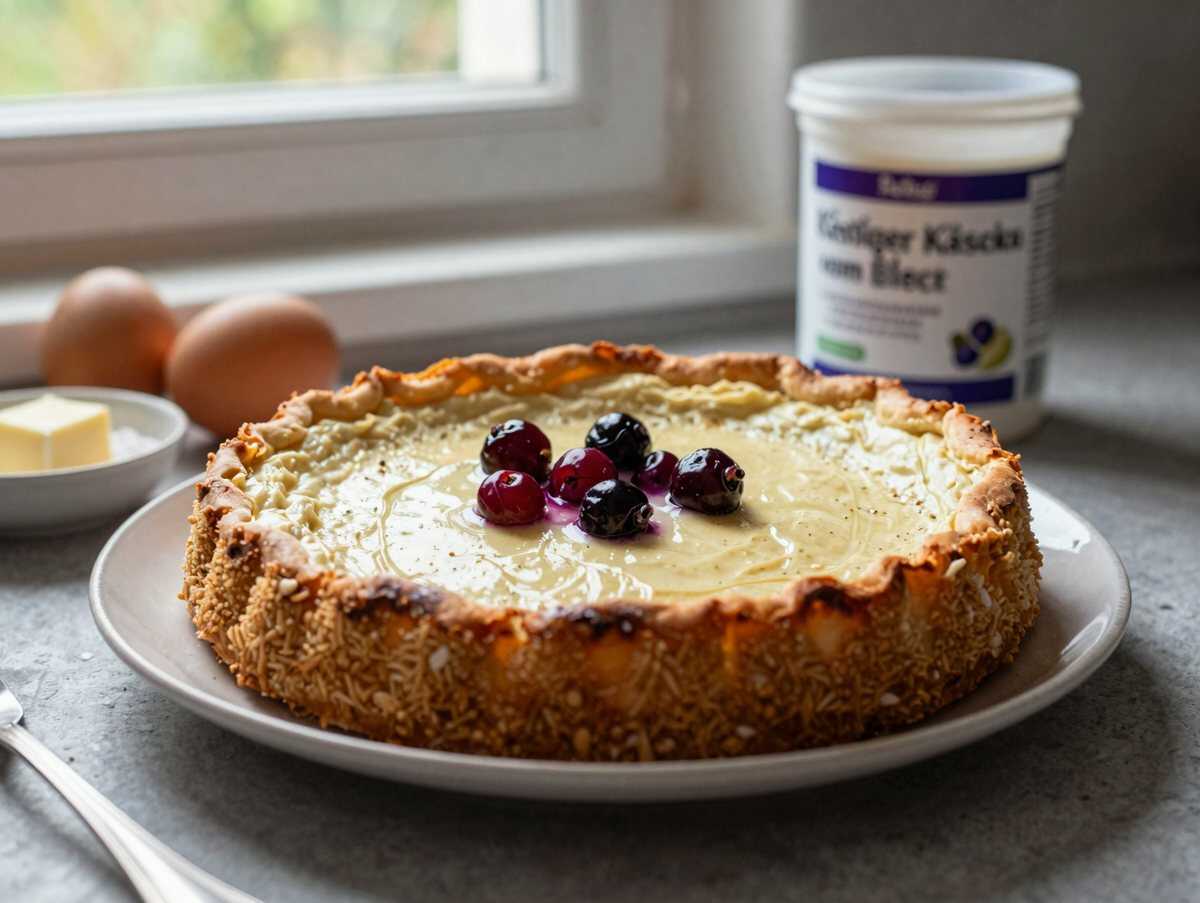 Köstlicher Kirsch-Käsekuchen vom Blech: Einfaches Rezept entdecken! – während der Zubereitung
