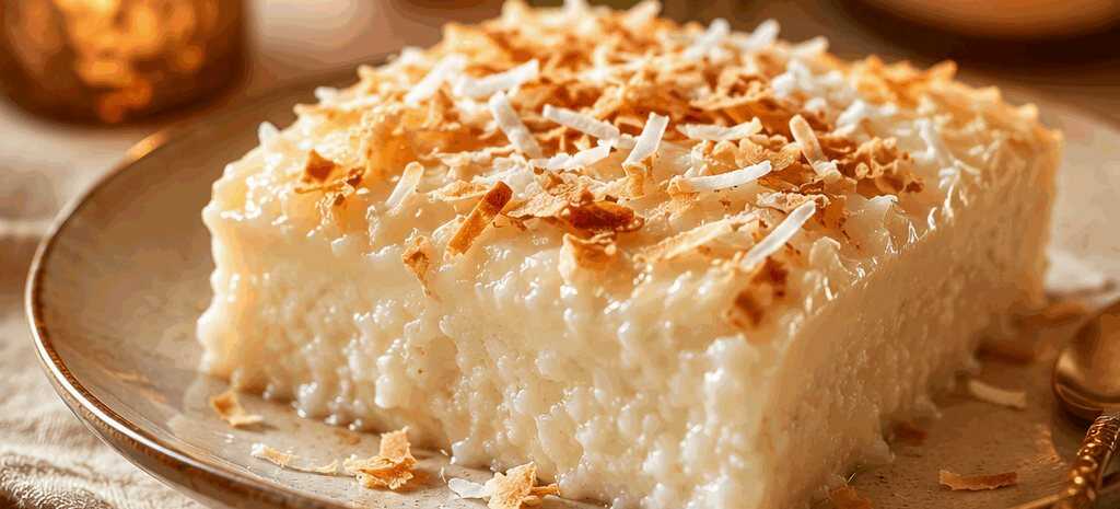 Köstlicher Kokospudding, den du probieren musst! – so sieht es fertig aus