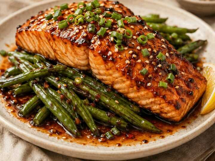 Köstlicher Lachs mit Soja-Glasur: Schnelle und gesunde Abendessen-Idee!
