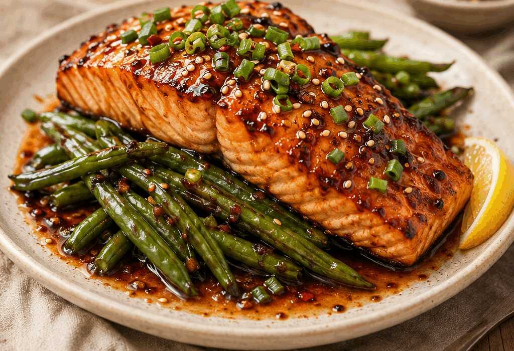 Köstlicher Lachs mit Soja-Glasur: Schnelle und gesunde Abendessen-Idee!