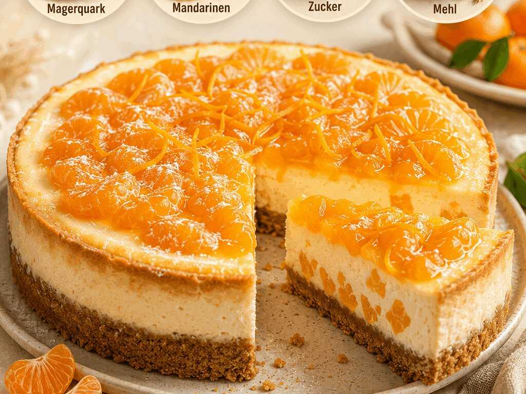 Mandarinen-Käsekuchen