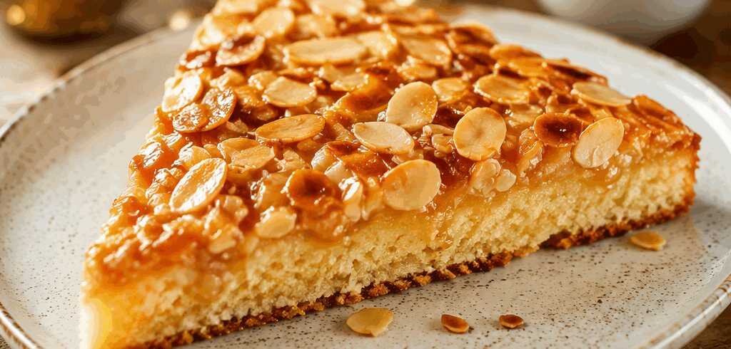 Köstlicher Mandel-Butterkuchen: Ein Genuss für die ganze Familie! – so sieht es fertig aus