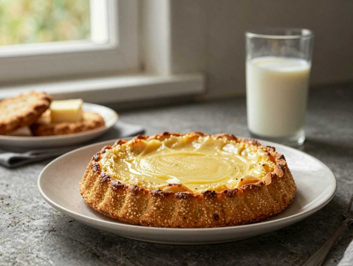 Köstlicher Puddingkuchen: Blitzrezept ohne Backen! – während der Zubereitung