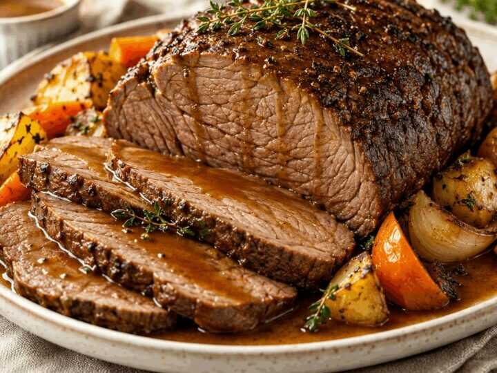 Köstlicher Rinderbraten, der saftig und günstig ist – Lass dir das nicht entgehen!