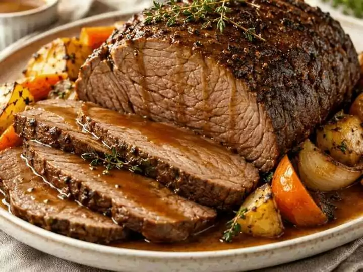 Köstlicher Rinderbraten, der saftig und günstig ist – Lass dir das nicht entgehen!