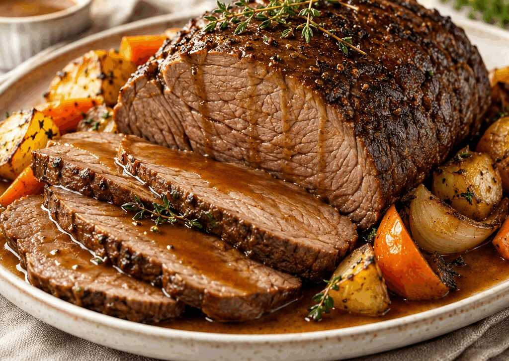 Köstlicher Rinderbraten, der saftig und günstig ist – Lass dir das nicht entgehen!