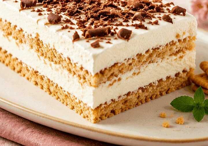 Köstlicher Sahne-Keks-Kuchen: In nur 15 Minuten zubereitet!