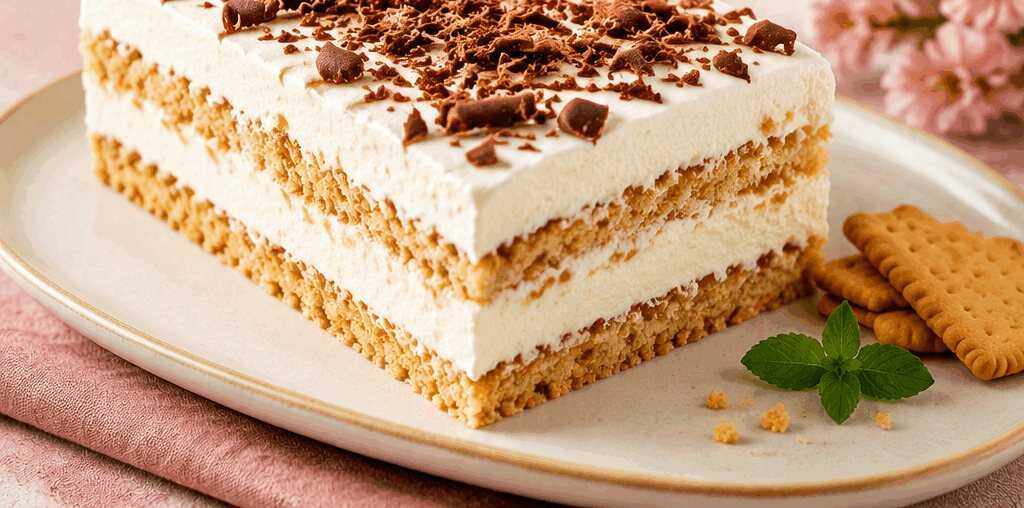 Sahne-Keks-Kuchen