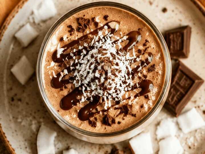 Köstlicher Schoko-Kokos-Smoothie, den Sie probieren müssen!