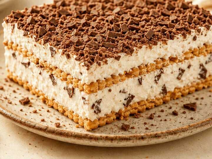Köstliches Butterkeks Dessert mit Quark und Sahne, das Sie probieren müssen!