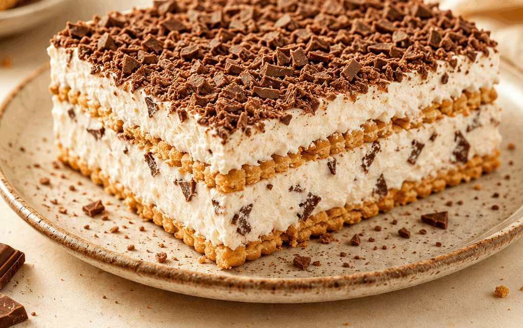 Köstliches Butterkeks Dessert mit Quark und Sahne, das Sie probieren müssen!