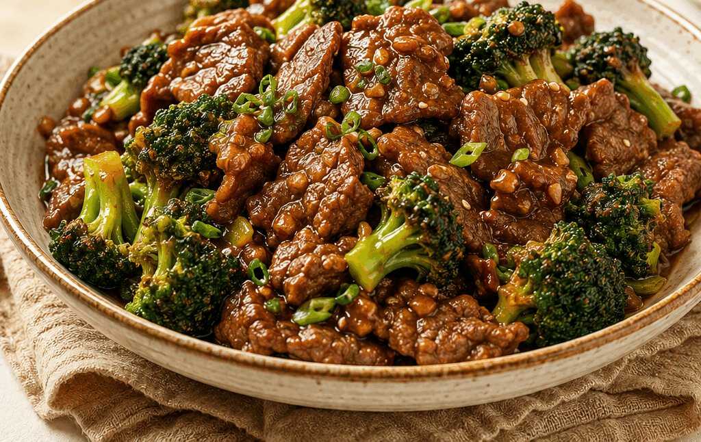 Köstliches chinesisches Rindfleisch-Brokkoli-Wok-Gericht in nur 30 Minuten zubereiten!