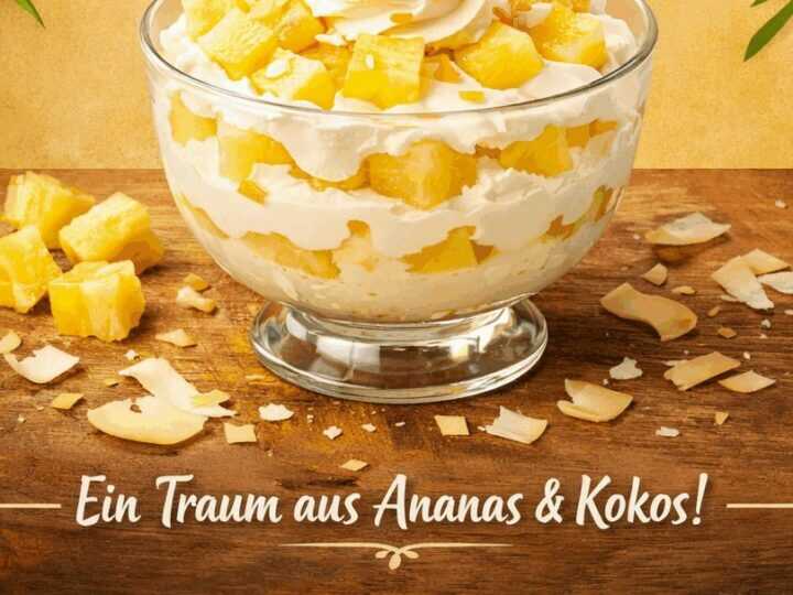 Köstliches Dessert-Geheimnis: Ananas-Kokos-Traum entdecken!