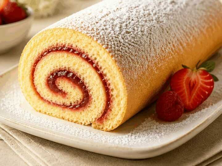 Köstliches Grundrezept für die perfekte Biskuitrolle!