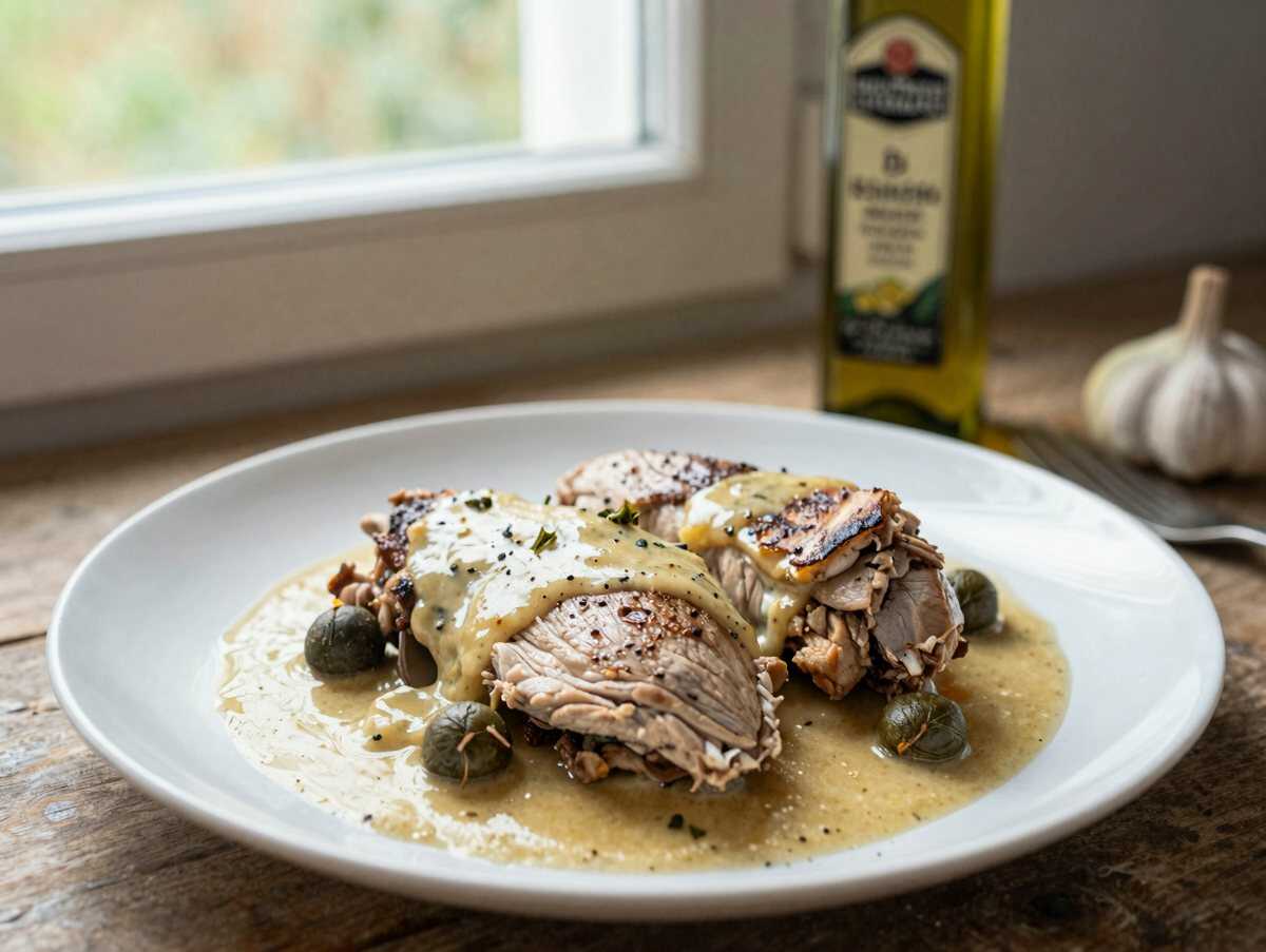 Köstliches Hähnchen-Piccata: In nur 35 Minuten auf Ihrem Teller! – während der Zubereitung