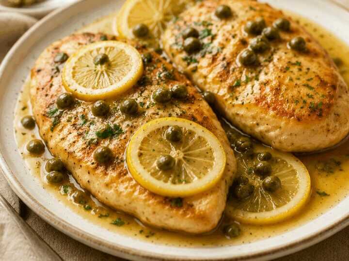 Köstliches Hähnchen-Piccata: In nur 35 Minuten auf Ihrem Teller!