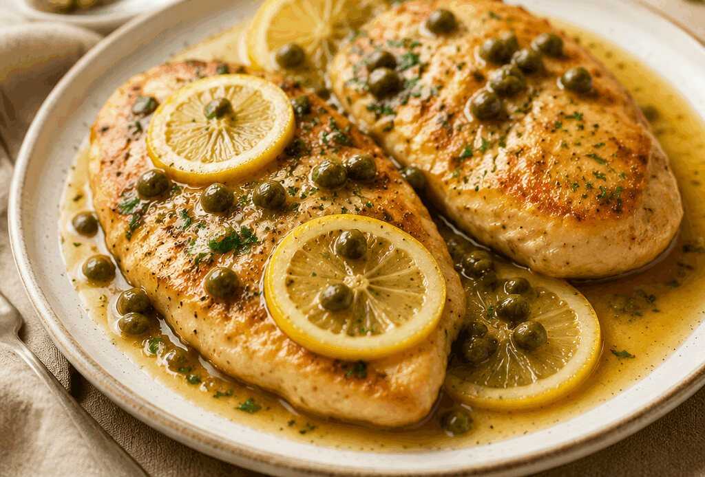 Köstliches Hähnchen-Piccata: In nur 35 Minuten auf Ihrem Teller!