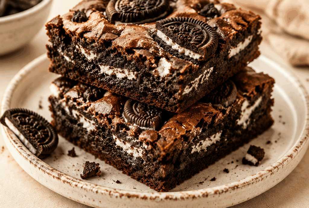 Köstliches Oreo Brownies Rezept: So einfach und unwiderstehlich!