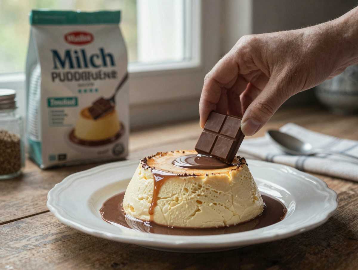 Köstliches Puddingcreme-Rezept: Einfache Zubereitung, unwiderstehlicher Genuss! – während der Zubereitung