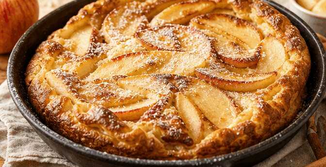 Köstliches Rezept: Der perfekte Apfel-Pfannkuchen zum Nachmachen!