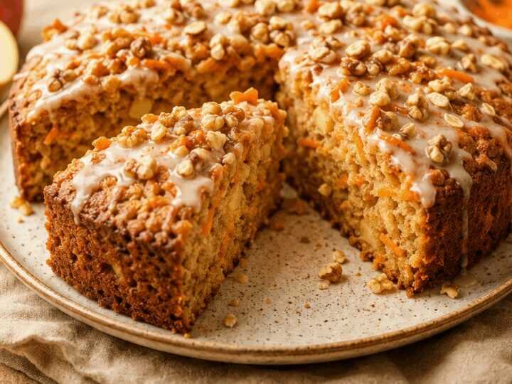 Köstliches Rezept: Entdecke den saftigen Karotten-Apfel-Kuchen!