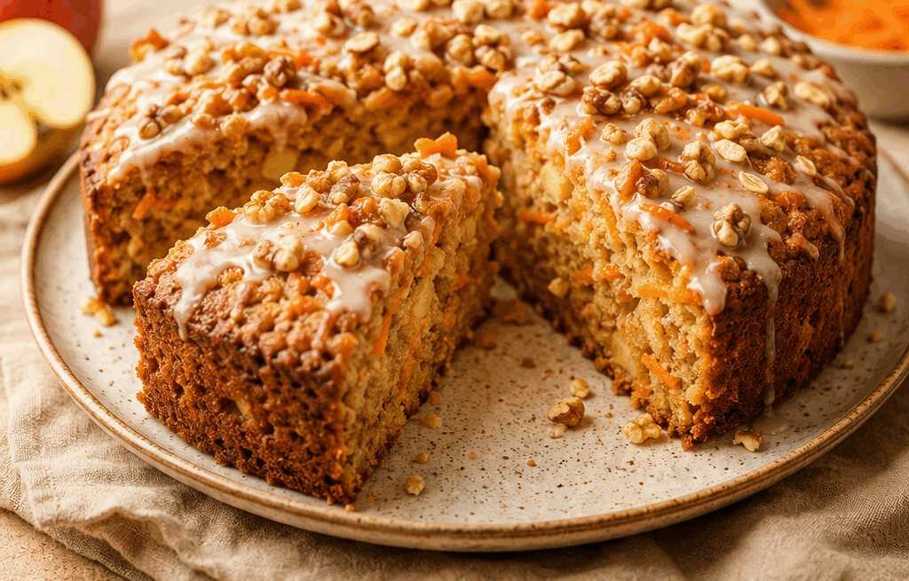 Köstliches Rezept: Entdecke den saftigen Karotten-Apfel-Kuchen!