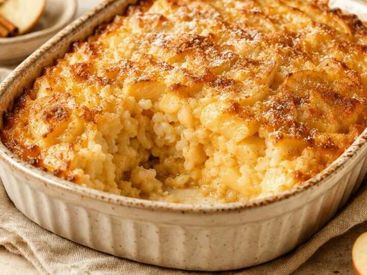 Köstliches Rezept für Apfel-Reis-Auflauf: Ein Muss für alle Naschkatzen!