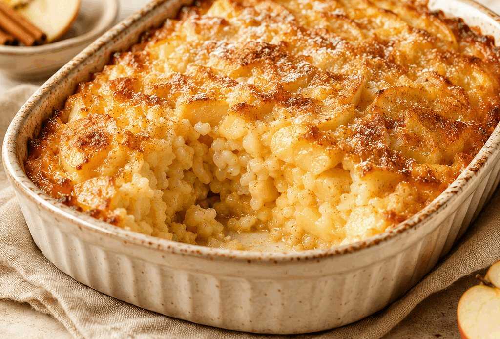 Köstliches Rezept für Apfel-Reis-Auflauf: Ein Muss für alle Naschkatzen!