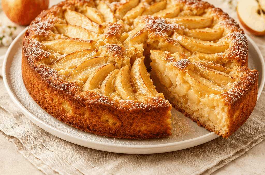 Köstliches Rezept für den einfachsten Apfelkuchen aller Zeiten!