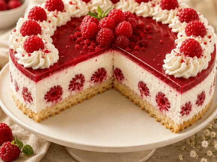 Köstliches Rezept für eine Himbeer-Quark-Sahnetorte: So gelingt der süße Genuss!