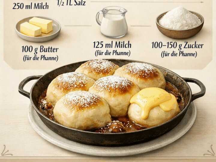 Köstliches Rezept für himmlische Dampfnudeln!
