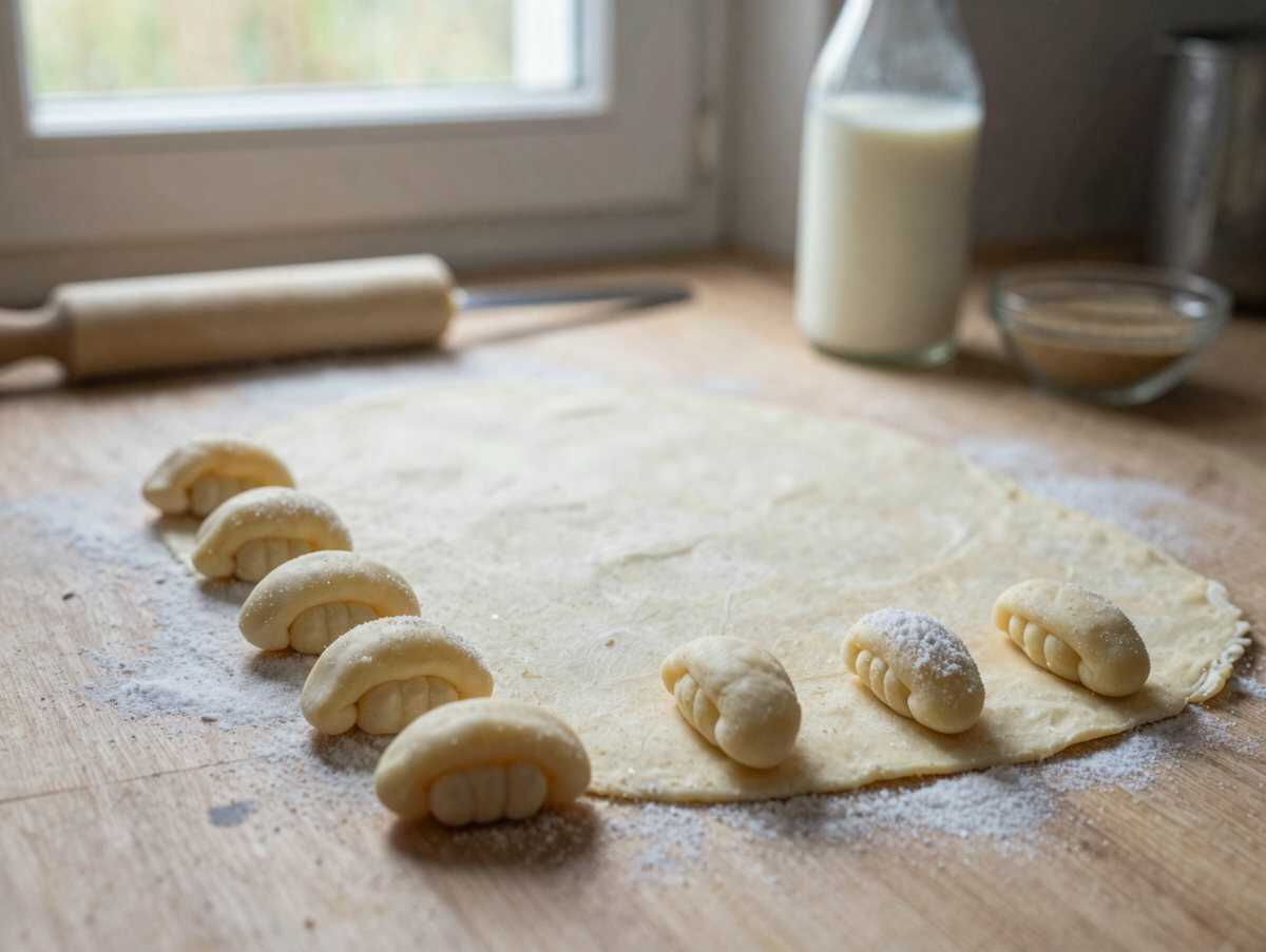 Köstliches Rezept für himmlische Dampfnudeln! – während der Zubereitung