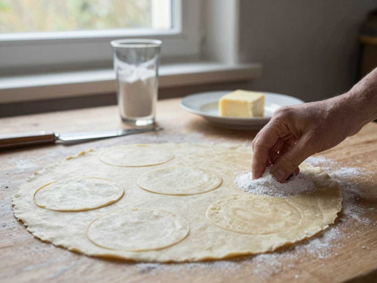 Köstliches Rezept für knusprige Haselnussplätzchen – während der Zubereitung