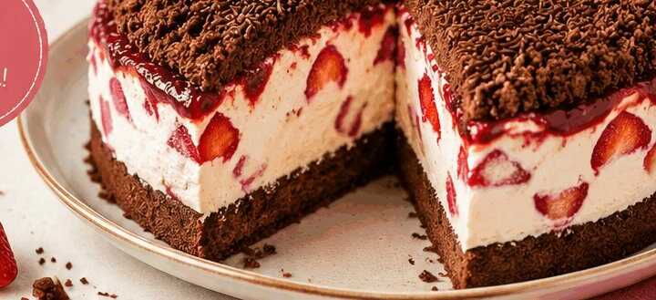 Köstliches Rezept für Maulwurfkuchen mit Erdbeeren: Unwiderstehlich lecker!