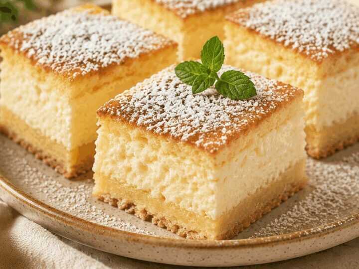 Köstliches Rezept für saftige Topfenschnitten, das du probieren musst!