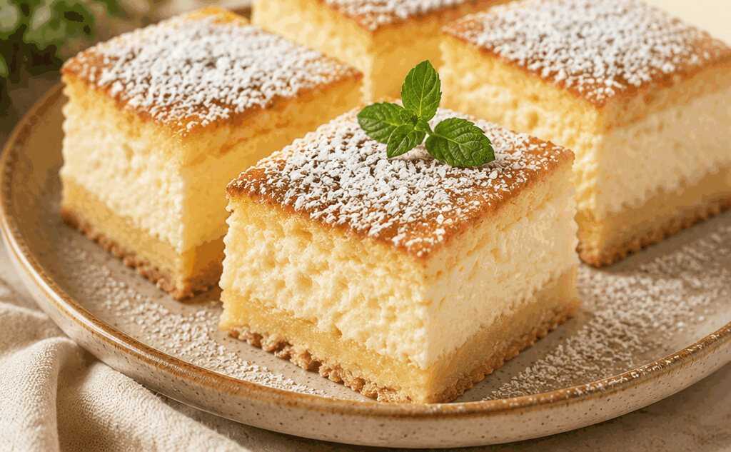 Köstliches Rezept für saftige Topfenschnitten, das du probieren musst!