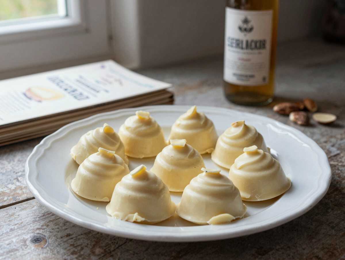 Köstliches Rezept für unwiderstehliche Eierlikör-Pralinen entdecken! – während der Zubereitung