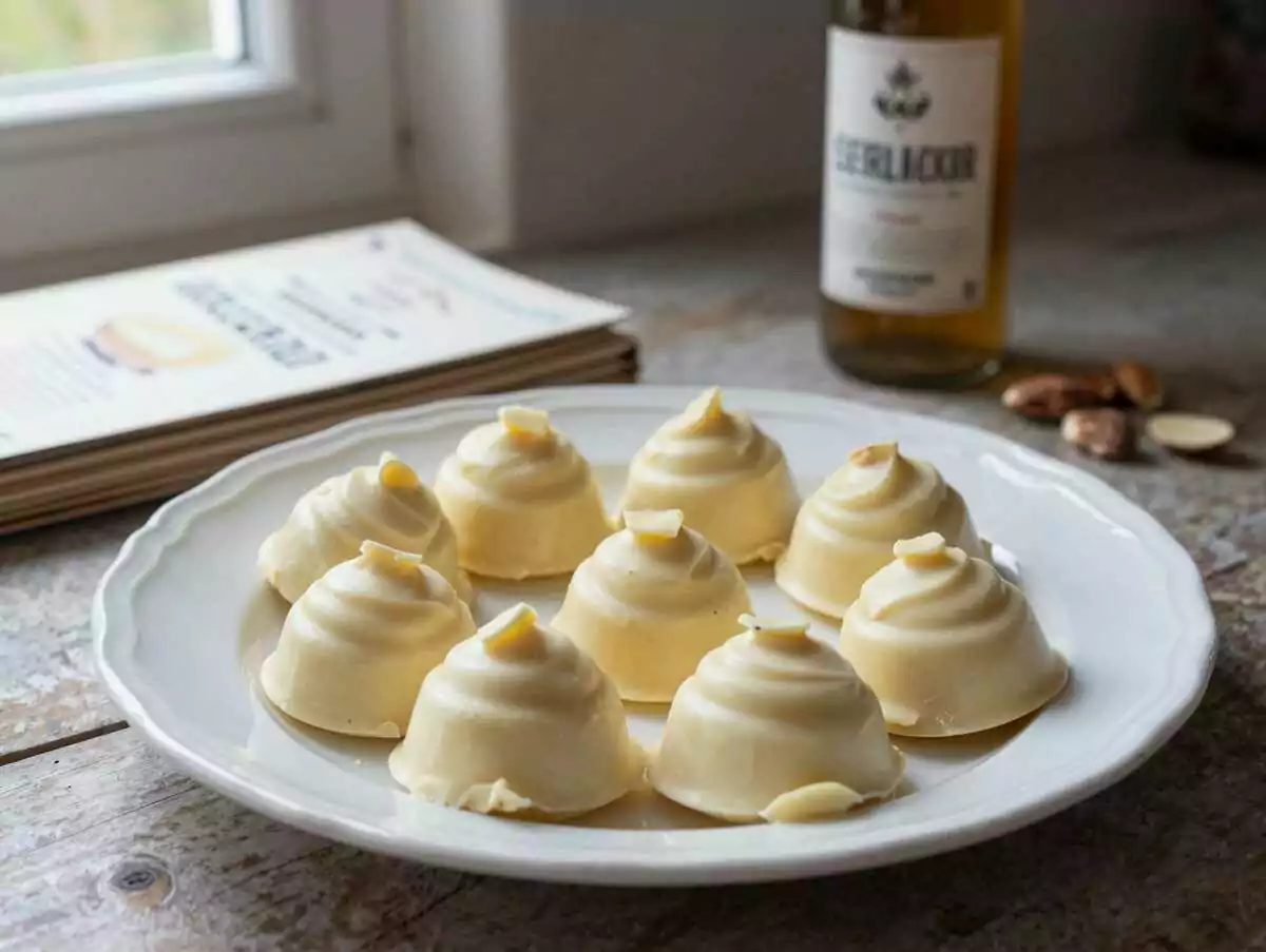 Köstliches Rezept für unwiderstehliche Eierlikör-Pralinen entdecken! – während der Zubereitung