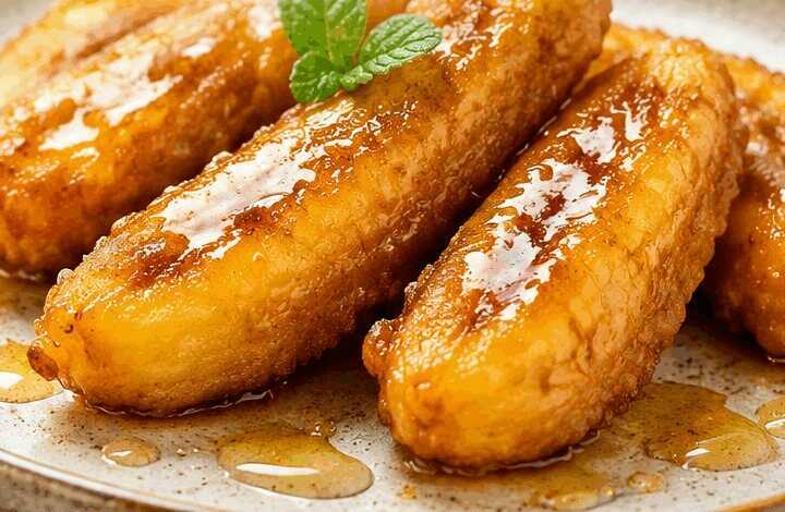 Köstliches Rezept: Gebackene Banane mit Honig – Einfach unwiderstehlich!