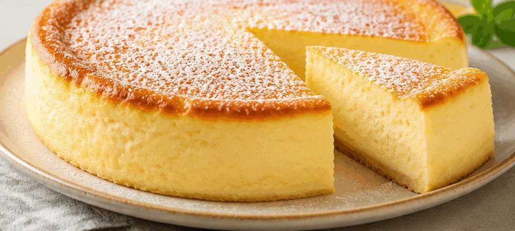 Quarkkuchen ohne Boden, einfach und schnell