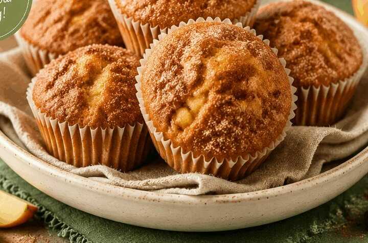 Köstliches Rezept: Saftige Apfel-Zimt-Muffins, die du probieren musst!