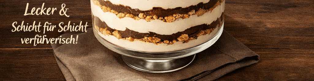 Schichtdessert mit Butterkeksen und Quark entdecken