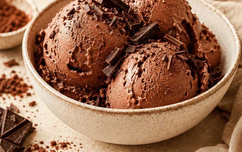 Schokoeis ganz ohne Eismaschine selber machen